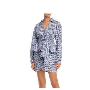 Derek Lam 10 Crosby eyelet peplum dress